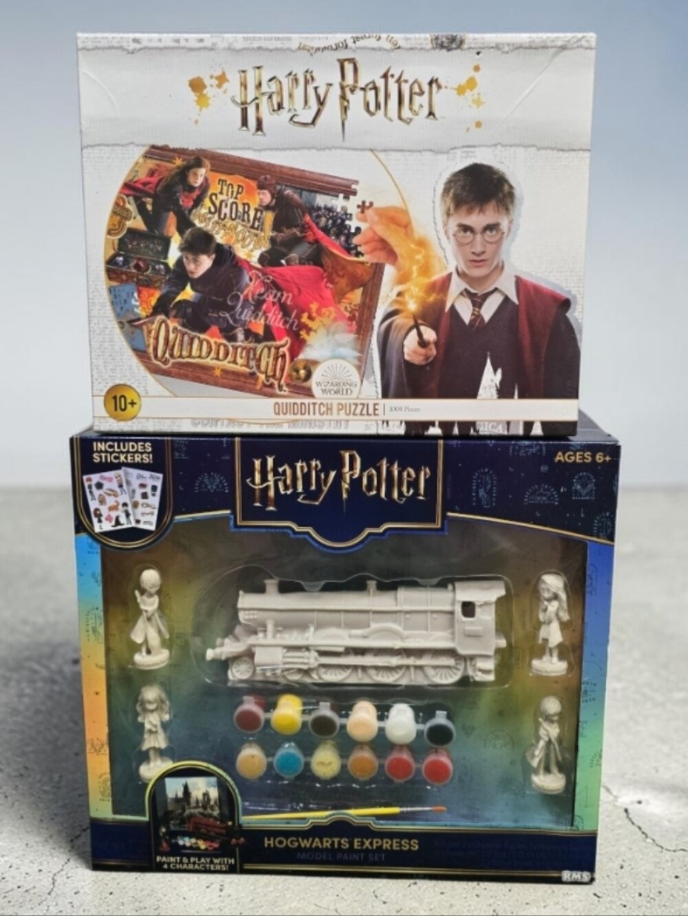 Harry Potter 2pc Craft Bundle Hogwarts Express Painting Quidditch 1000pc Puzzle